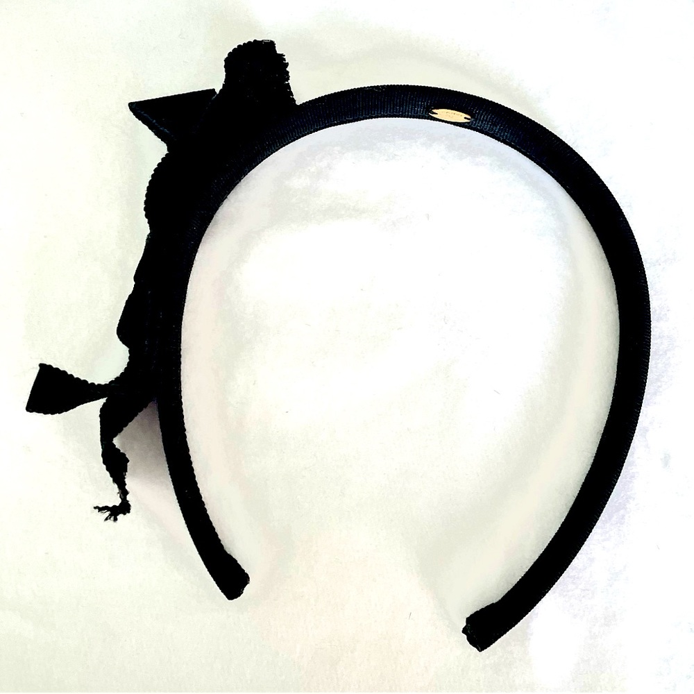 Authentic Vintage Black Chanel headband